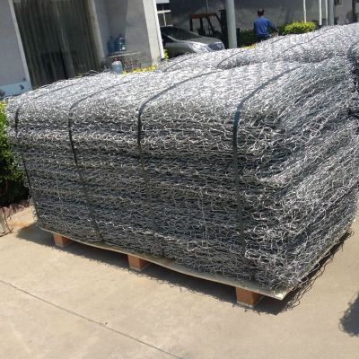 鍍鋅石籠網可將其折疊起來運送